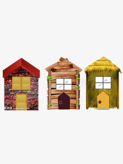 小木房房子结构高清图片