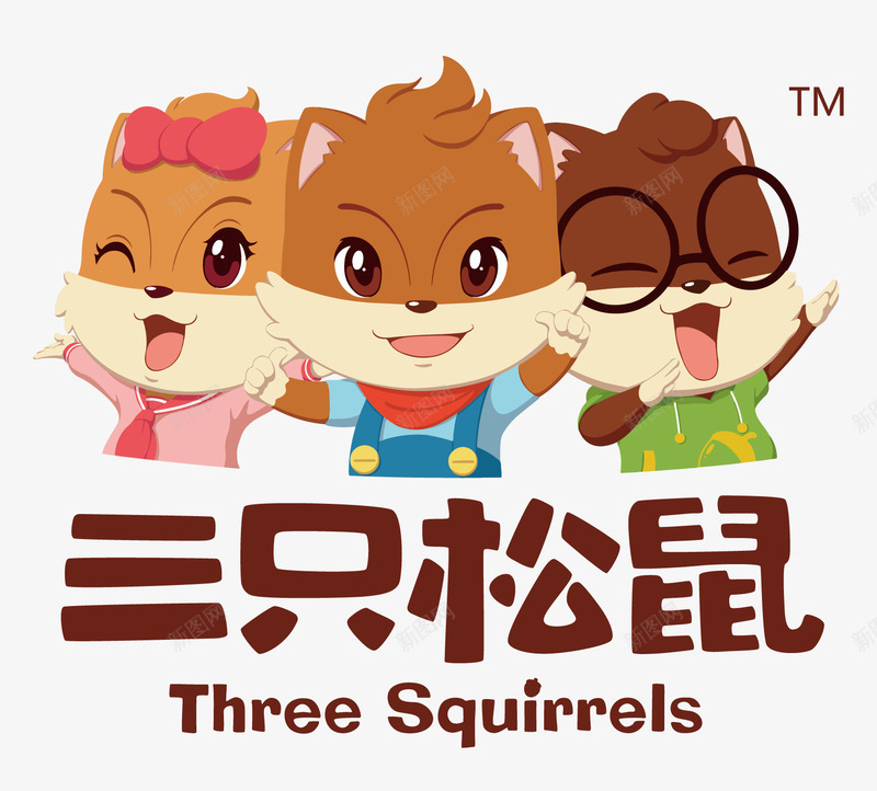 三只松鼠LOGO标识图标png_新图网 https://ixintu.com pclogo 三只松鼠logo 卡通 手绘 透明PNG 零食 食品