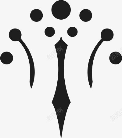 角花底纹花型对称平面图形图标png_新图网 https://ixintu.com 平面构成 底纹 角花 轴对称图形 边角 黑色
