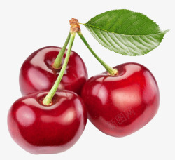 诱人的樱桃创意合成红色诱人的红樱桃高清图片