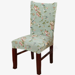 餐椅套现代简约弹力木椅套罩高清图片