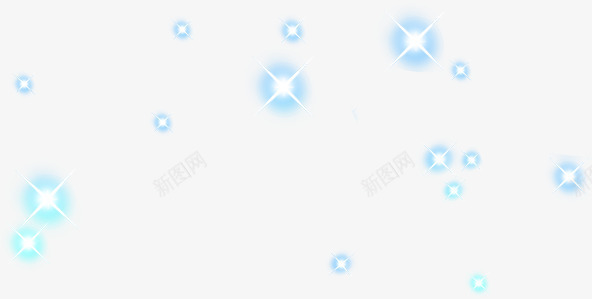 创意合成蓝色的星光效果png免抠素材_新图网 https://ixintu.com 创意 合成 效果 星光 蓝色