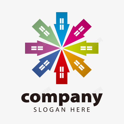 时尚LOGO公司商标图标png_新图网 https://ixintu.com 企业logo 图形logo设计 矢量素材