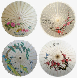 伞架传统纸伞高清图片