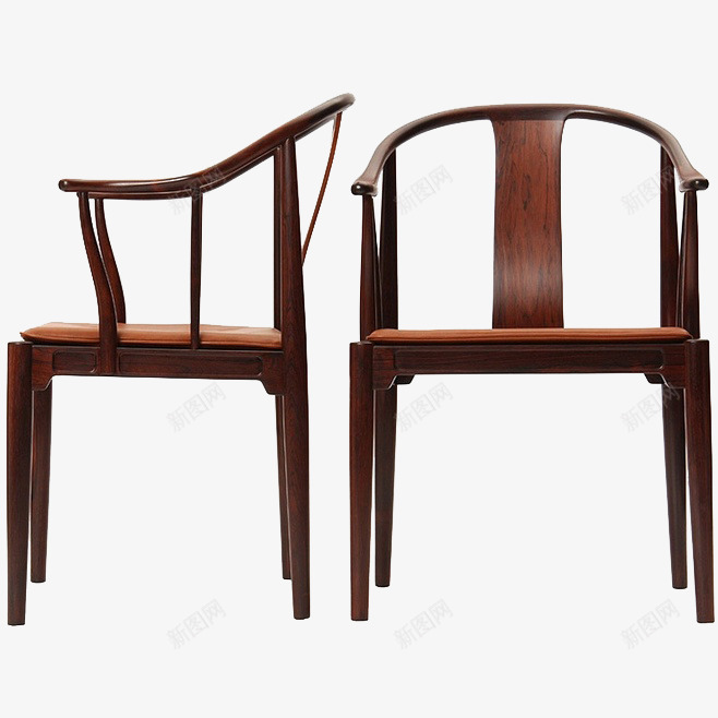 棕色木椅png免抠素材_新图网 https://ixintu.com 家具 木椅 棕色 椅子