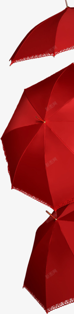 右边框红伞素材