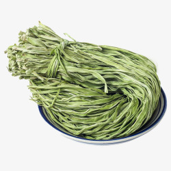 成捆的蔬菜一捆绿色的苔干菜高清图片