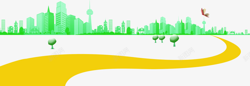 绿色城市图案png免抠素材_新图网 https://ixintu.com 地产 建设 开发 楼房 隆重上线
