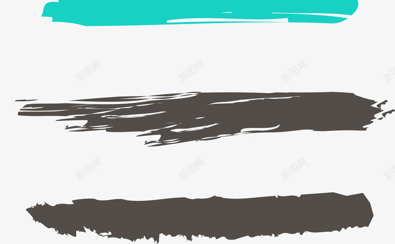 油漆条刷痕png免抠素材_新图网 https://ixintu.com 不规则刷痕 墨迹 彩色油漆 毛笔刷 油漆刷痕 油漆条刷痕