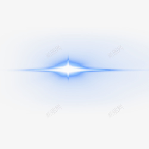 蓝色光效png免抠素材_新图网 https://ixintu.com 炫酷 白色光点 简单 简约光线 蓝色光晕 装饰效果