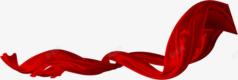 红色飘逸的绸缎丝绸png免抠素材_新图网 https://ixintu.com 丝绸 红色 绸缎 飘逸