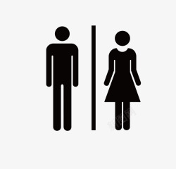 厕所牌酒店卫生间指示牌图标高清图片