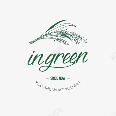 ingreen沙拉logo图标图标
