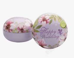 婚礼小盒子紫色喜糖小盒子高清图片
