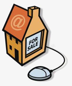销售房屋菱形图标标在线销售房子图标高清图片