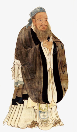 儒家学派创始人儒家孔子像高清图片