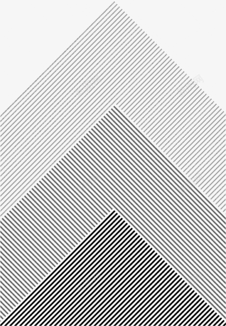 极简线条三角形背景png免抠素材_新图网 https://ixintu.com 几何形 极简 直线 黑白