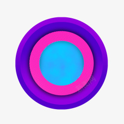 紫色圆环商务电商素材