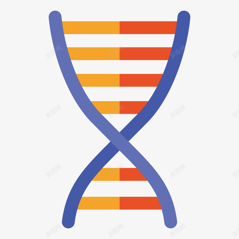 彩色基因矢量图ai免抠素材_新图网 https://ixintu.com 光泽 圆角 基因 彩色 扁平化 渐变 纹理 质感 遗传 矢量图