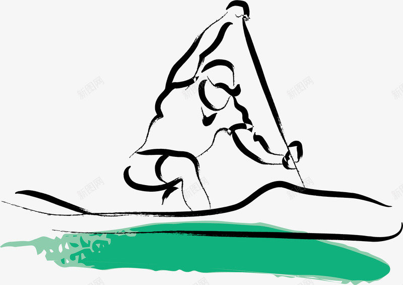 体育项目LOGO图标png_新图网 https://ixintu.com LOGO设计 体育项目 创意 奥运会 标志 比赛 赛艇 运动人物 运动健身