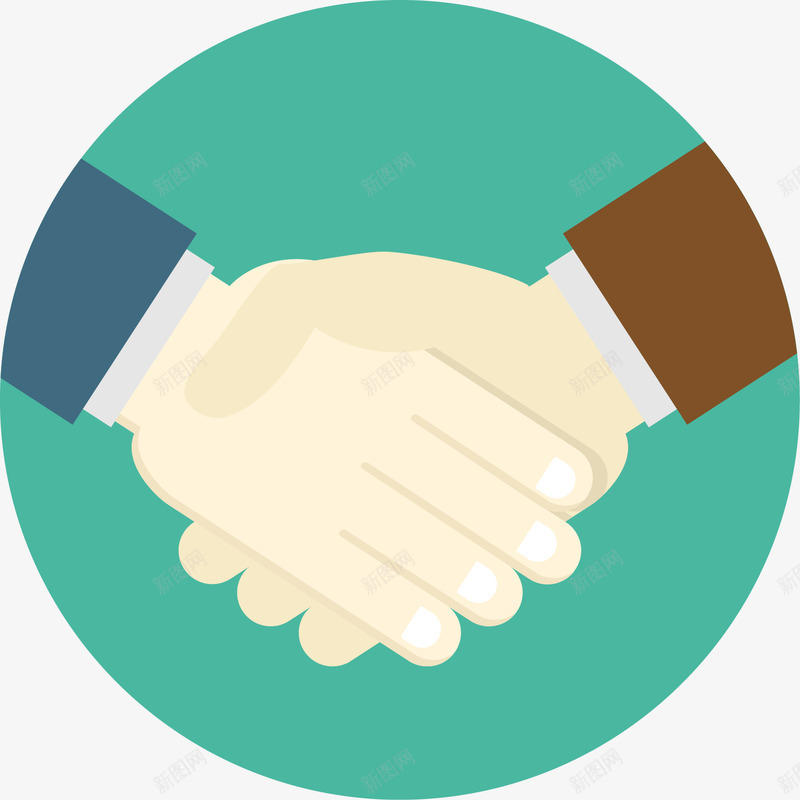 绿色握手图标png_新图网 https://ixintu.com 互利 卡通图标 合作伙伴 商业伙伴 商务合作 商务谈判 商务面谈 握手 握手ico 握手icon 绿色图标 达成协议