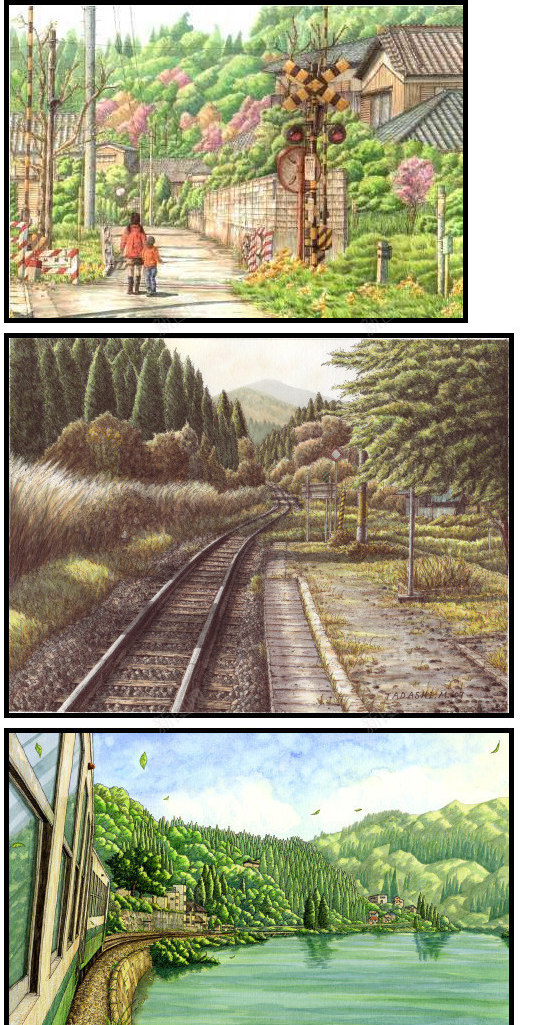 绿色大山铁路线海报背景png设计背景_新图网 https://ixintu.com 大山 海报 绿色 背景 铁路线