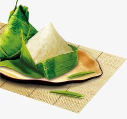 粽子白色糯米粽子端午节素材