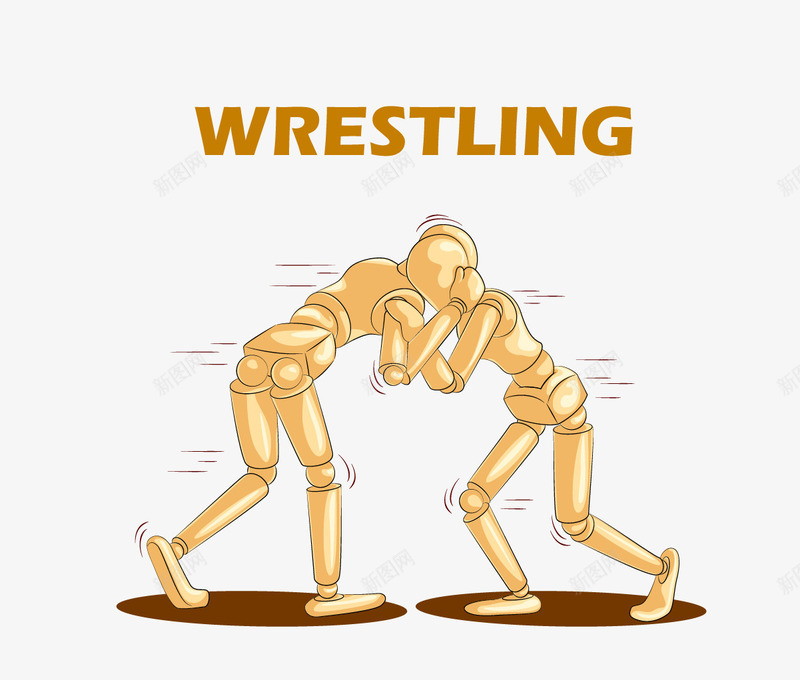 wrestlingpng免抠素材_新图网 https://ixintu.com wrestling 体育赛事 摔跤 格斗 矢量木偶人