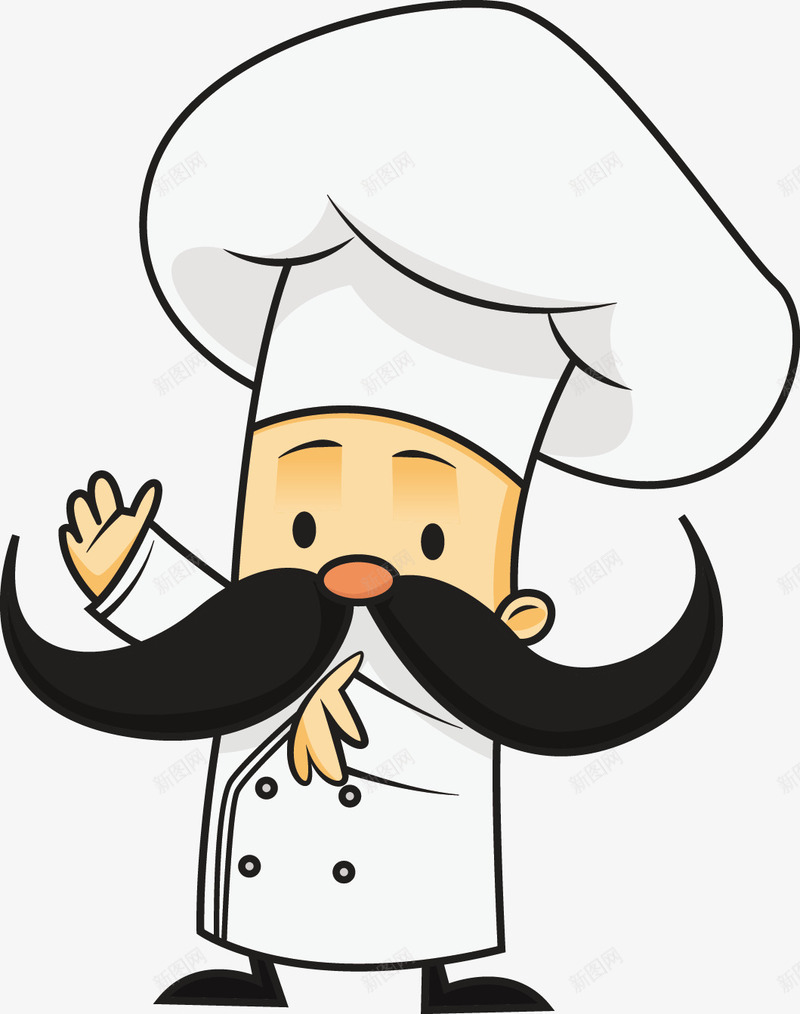卡通厨师png免抠素材_新图网 https://ixintu.com 人物 卡通 厨师 美食大师