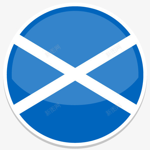 苏格兰平圆世界国旗图标集png_新图网 https://ixintu.com scotland 苏格兰