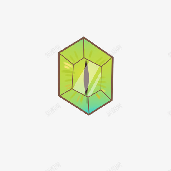 绿色渐变钻石图标png_新图网 https://ixintu.com 图标 渐变 绿色 钻石
