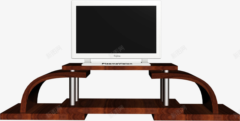 棕色木纹电视柜家具png免抠素材_新图网 https://ixintu.com 家具 木纹 棕色 电视