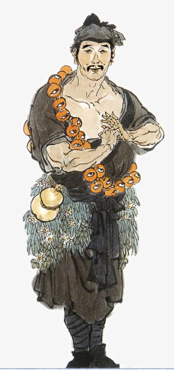写意人物素材