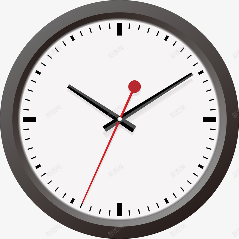 圆形时钟矢量图图标ai_新图网 https://ixintu.com 分秒必争 分针 图标 圆形定时器图标矢量图 定时器 怀表 时针 时间 时间盘 漫画时钟 矢量图 秒表 计时 钟表