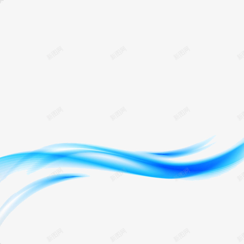 蓝色漂浮彩带png免抠素材_新图网 https://ixintu.com 彩带 彩带飘飘 漂浮 漂浮元素 漂浮彩带 蓝色彩带