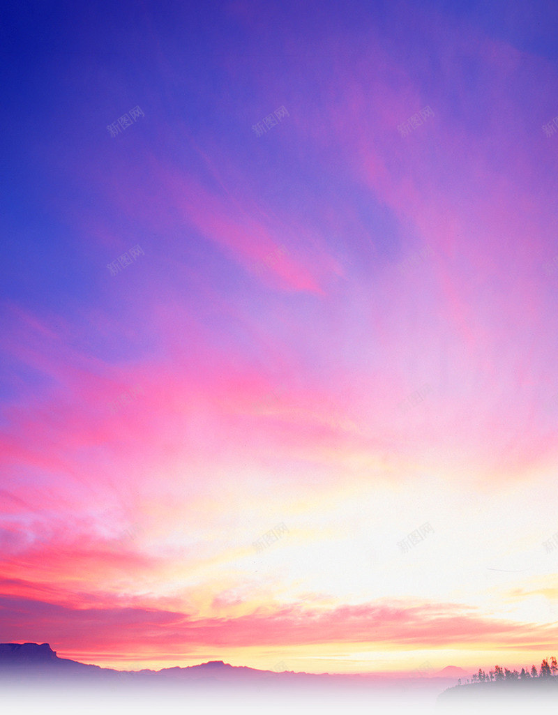 紫色天空png免抠素材_新图网 https://ixintu.com 云彩 创意天空背景图 唯美天空图片 天空 晚霞 紫色的天空 霞光漫天