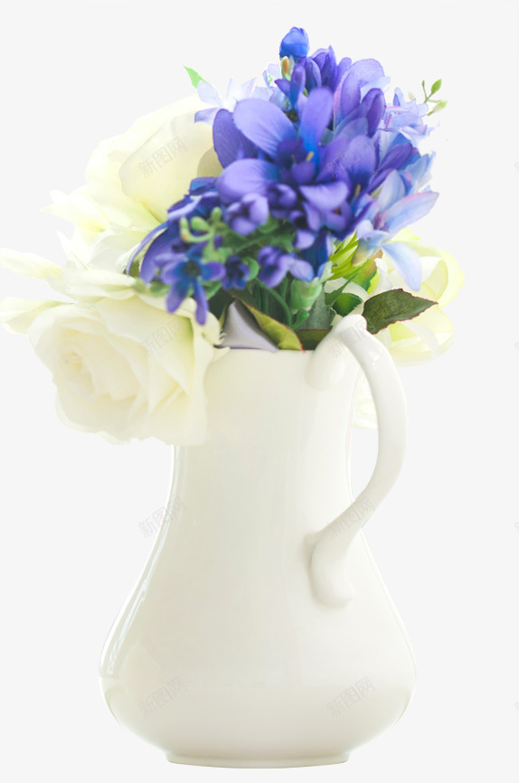 花朵装饰案png免抠素材_新图网 https://ixintu.com 光泽 四月 四月你好 春天 纹路 花朵 花瓶 装饰 质感