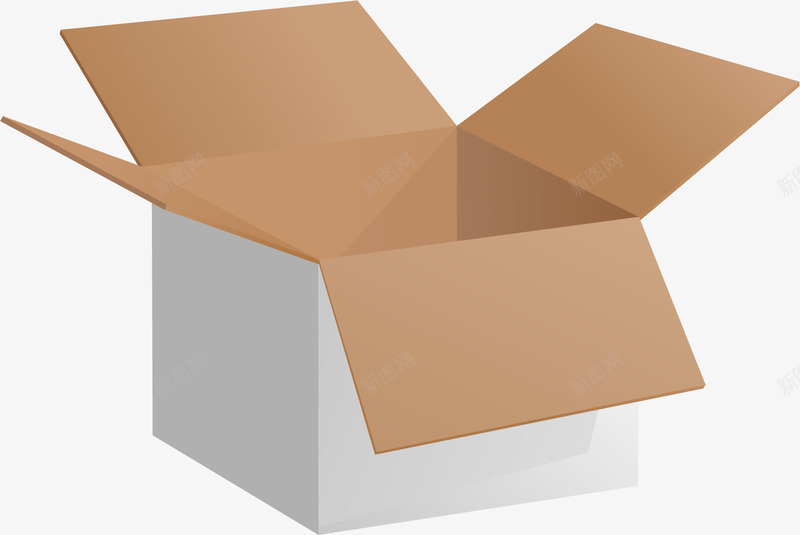 打开的完整的盒子矢量图ai免抠素材_新图网 https://ixintu.com 完整 方形盒子 正方体盒子 盒子 矢量盒子 规整的盒子 矢量图