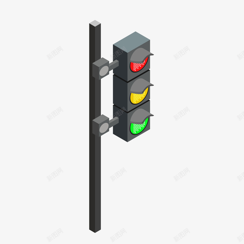 交通灯装饰案矢量图ai免抠素材_新图网 https://ixintu.com 交通 交通灯 光泽 卡通 投影 灯 矢量图 立体 立体装饰灯 纹理 纹路 装饰 质感 阴影