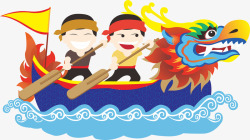 东方传统传统方中国亚洲赛龙舟矢量图高清图片