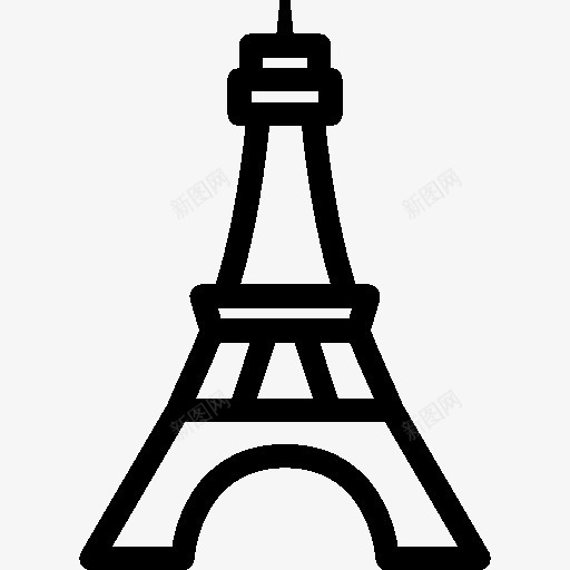 埃菲尔铁塔旅行图标png_新图网 https://ixintu.com eiffel tower travel 埃菲尔铁塔 塔 旅行