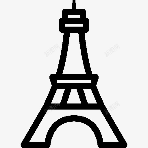 埃菲尔铁塔旅行图标png_新图网 https://ixintu.com eiffel tower travel 埃菲尔铁塔 塔 旅行