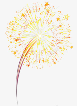 大拜年免抠素材焰火鞭炮庆祝新年活动高清图片