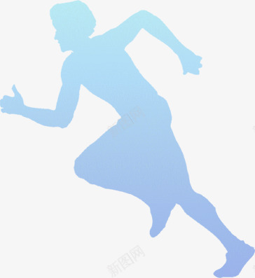 蓝色奔跑运动项目奥运会png免抠素材_新图网 https://ixintu.com 奔跑 奥运会 蓝色 运动 项目