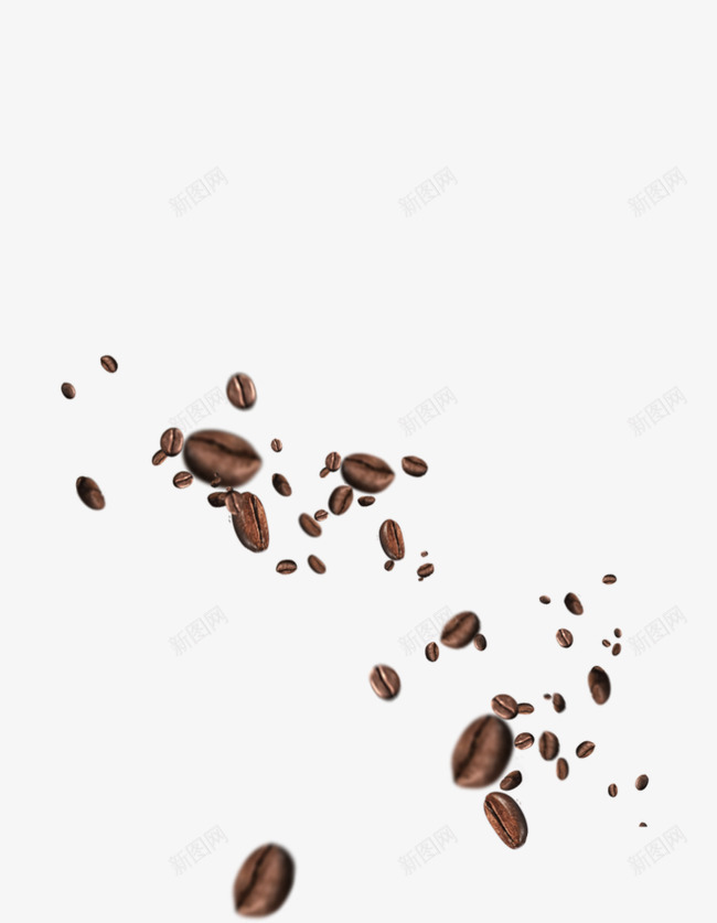 咖啡豆png免抠素材_新图网 https://ixintu.com 不规则图形 咖啡豆 棕色
