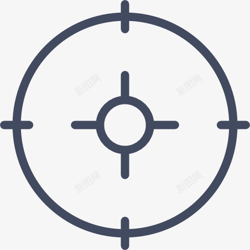 目标图标png_新图网 https://ixintu.com 射击 武器 狙击手的目标 目标