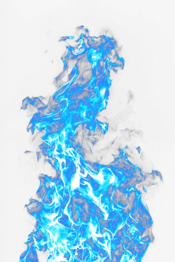 幽灵火焰蓝色蓝色唯美火焰高清图片