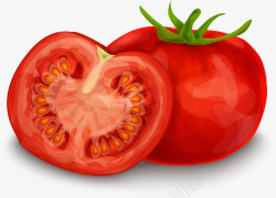 红色营养西红柿素材
