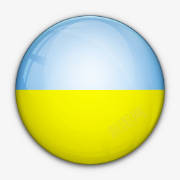 国旗对乌克兰世界标志图标图标