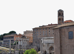 意大利古罗马废墟风景6素材